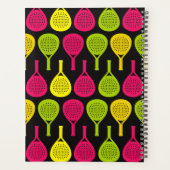 Met monogram padel Neon Rally Planner (Achterkant)