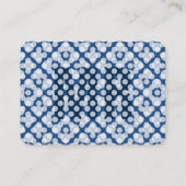 Met monogram visitekaartje (Achterkant)