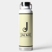 Met monogram waterfles (Achterkant)