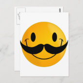 met Mustache Briefkaart (Voorkant / Achterkant)