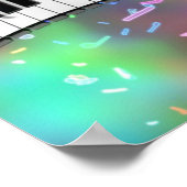 Met muziek vieren poster (Hoek)