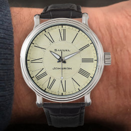 Met naam en achternaam horloge