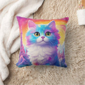 😺 Met naam Mooie pastelkat Kussen (Deken)