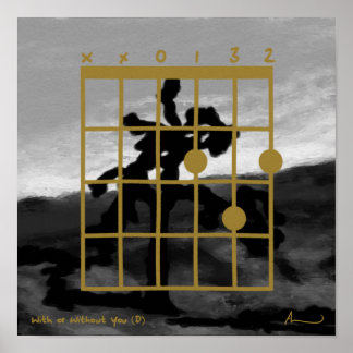 Met of zonder u (D) Poster