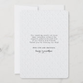 Met onze Bedankt | Foto Dank u w / Terug Bericht (Achterkant)