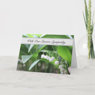 Met onze sterke sympathie zijn woorden niet genoeg kaart