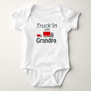 Met opa in de wagen romper