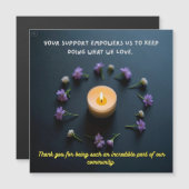 Met oprechte Bedankt (Voorkant / Achterkant)