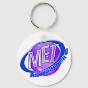 MET ORB SWOOSH LOGO MECHANCIAL ENGINEER TECH SLEUTELHANGER