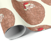 Met Pangolin bedreigde dierkerst Cadeaupapier (Rol Hoek)