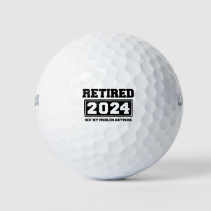 Met pensioen 2024 Niet Mijn Probleem Meer Golfballen