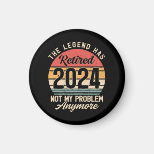 Met pensioen 2024 Niet Mijn Probleem Meer Magneet
