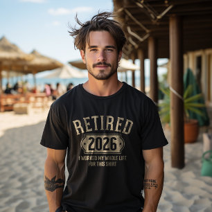 Met pensioen 2026 Niet Mijn Probleem Meer Grappig  T-shirt