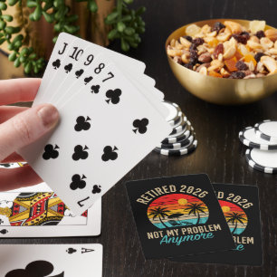 Met pensioen 2026 niet mijn probleem meer Pensioen Pokerkaarten