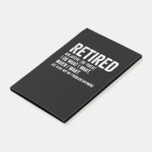 Met Pensioen Bijvoeglijk Naamwoord Definitie Niet  Post-it® Notes (Schuin)