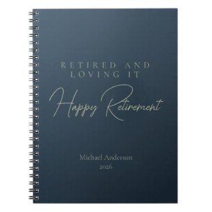 Met Pensioen en dat is leuk Geschenk Notitieboek