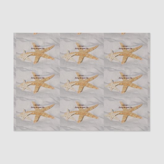 Met pensioen...Het goede leven leiden Tissuepapier (Voorkant)