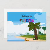Met pensioen in Florida Briefkaart (Voorkant / Achterkant)