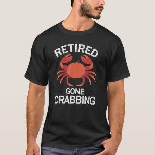 Met Pensioen Kreeft Vangen Grappige Krab Vissen T-shirt