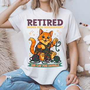 Met Pensioen Onder Nieuw Management Zie Kat Voor D T-shirt