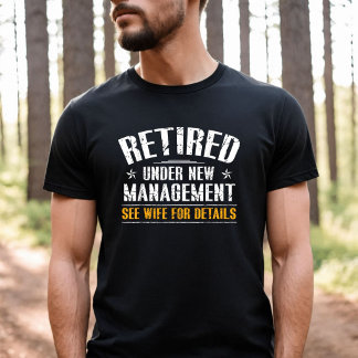Met Pensioen Onder Nieuwe Leiding Zie Details Echt T-shirt