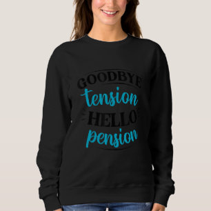 Met pensioen Pensionering Vaarwel Spanning Ha Trui