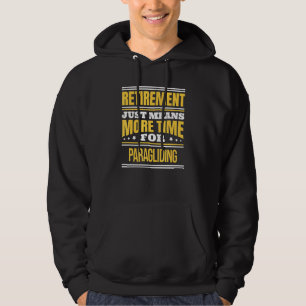 Met Pensioen Zeilscherm Vliegen Gepensioneerd Hoodie