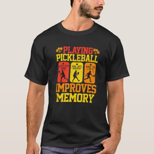 Met Pickleball met drukweerstand verbetert u de ge T-shirt (Voorkant)
