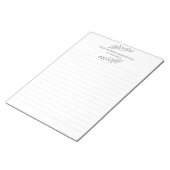 Met plant bekleed notitieblok met potlood (Schuin)