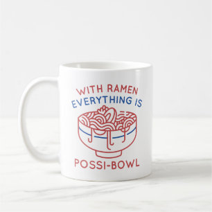 Met Ramen Is Alles Een Possi-Bowl Koffiemok