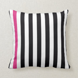 met roze streep kussen
