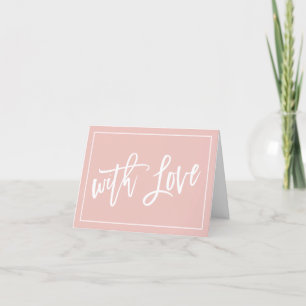 MET roze van de KAART van de FOTO van de LIEFDE