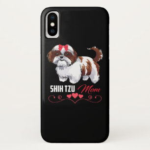 Met Shih Tzu Mam iPhone X Hoesje