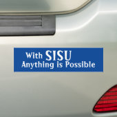 Met SISU is alles mogelijk Bumpersticker (Op auto)