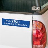 Met SISU is alles mogelijk Bumpersticker (Op Truck)