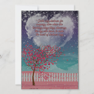 Met slechts duisternis voor bedrijf vlak wenskaart kaart