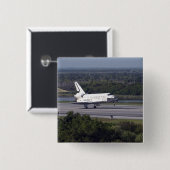 Met slepende klap zonder kop 2 vierkante button 5,1 cm (Voorkant /achterkant)