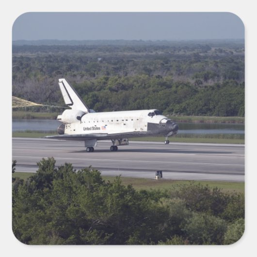 Met slepende klap zonder kop 2 vierkante sticker (Voorkant)