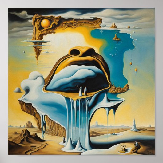 met sneeuw bedekt poster (Voorkant)