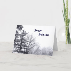 Met sneeuw bedekte bomen: horizontaal kaart