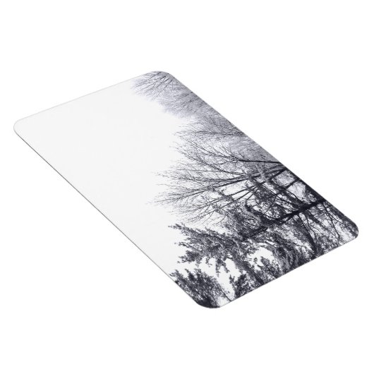 Met sneeuw bedekte bomen: horizontaal magneet (Rechterzijde)