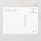 Met sneeuw bedekte bomen: verticaal briefkaart (Achterkant)