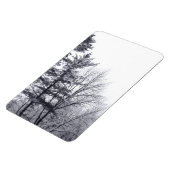 Met sneeuw bedekte bomen: verticaal magneet (Linkerzijde)