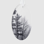 Met sneeuw bedekte bomen: verticaal ornament (voorkant)