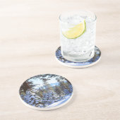 Met sneeuw bedekte rode koortsbomen in de hoge Sie Zandsteen Onderzetter (Zijkant)