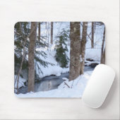 Met sneeuw beklede Bossen Muismat (Met muis)