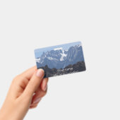 Met sneeuwgemap beklede bergen van de Lone Pine Badge (Handheld)