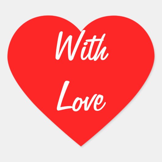 Met Stickers voor de vorm van het liefdeshart (Voorkant)