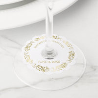 Met stroken Gouden Filigraan Elegant Eenvoudig