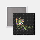 met suiker beklede cyanide-Pop Magneet (Voorkant / Achterkant)